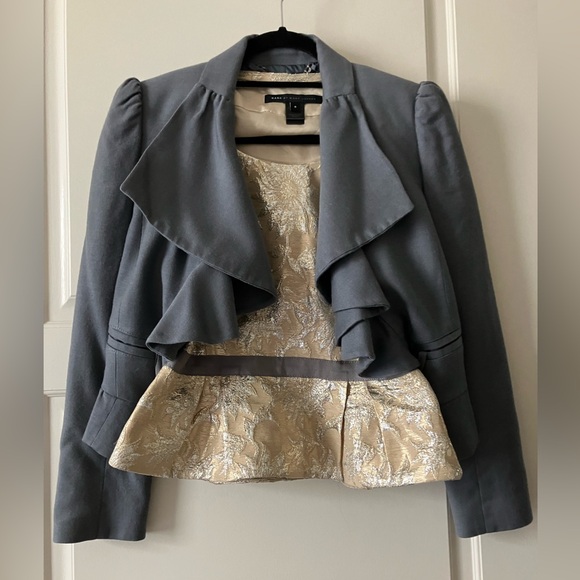 Marc Jacobs Gold Brocade Top - Picture 3 of 4